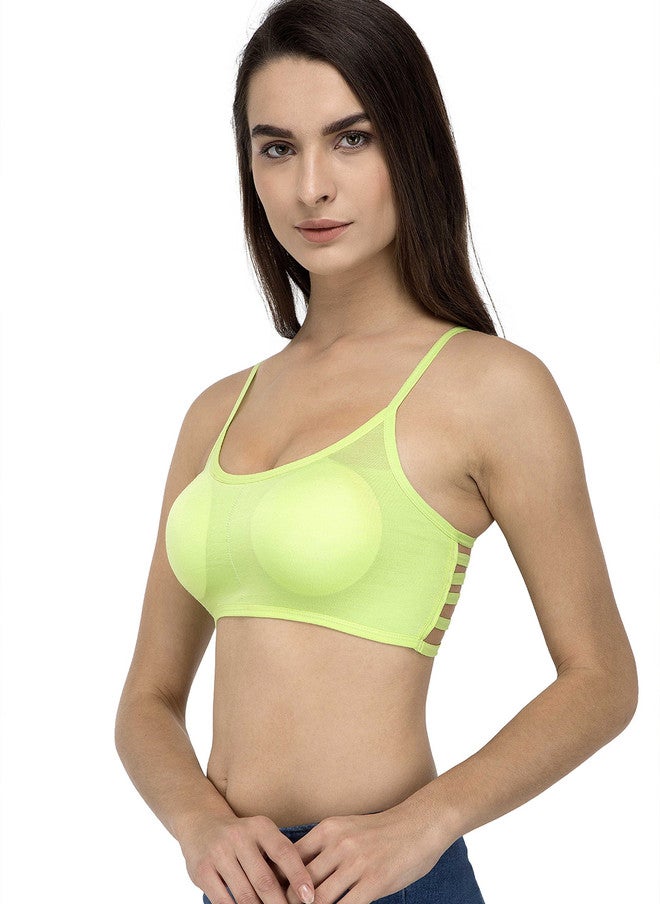 PRIZO Women Full Coverage Lightly Padded & Non-Wired Bralette Bra - Image 3